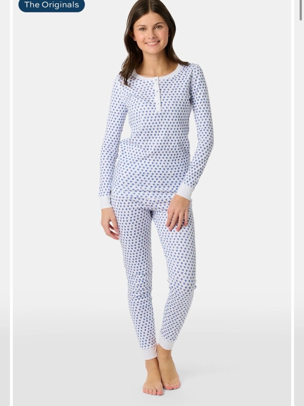 Roller Rabbit Set kids heart pajama set